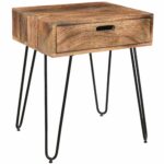 jaydo natural burnt solid mango wood black iron accent table room essentials hairpin yellow end knotty pine bookcase easy christmas runner patterns free farm style coffee seating 150x150