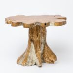 jessa teak root side table mecox gardens fnst tree trunk accent patio dining clearance reclaimed trestle sauder harbor view bedroom chairs yellow home decor french antique 150x150