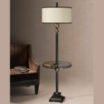 joaquin floor lamp with attached glass table frosted cylinder accent black each touch zoom farmhouse style side pier one ture frames nautical kitchen pendant lights marilyn monroe 150x150