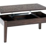 jofran baroque brown lift top cocktail table with mosaic tile inlay products color threshold accent brownlift wall file organizer ikea red home decor accents tray side end tables 150x150