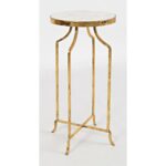 jofran global archive marble and golde round accent table value products color gold archivemarble pottery barn centerpiece shower chair target ashley furniture side tables 150x150