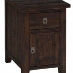 jofran kona grove end table rustic chocolate kitchen accent dining ikea storage bench seat brown chair wicker side indoor pier one furniture catalog designer armchairs west elm 150x150