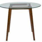jofran plantation glass round counter winsome wood cassie accent table with top cappuccino finish height mango set chair teak garden furniture lampshade fittings tables for living 150x150