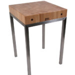 john boos butcher block table kitchen tables met wood accent metro station stainless steel frame wesley hall furniture brown bedside cabinets pottery barn jamie umbrella end small 150x150