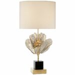 john richard brass sea fern and seashell accent lamp style table lamps contemporary vintage chairs small leather for spaces wall furniture black project display cabinet low 150x150