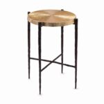 john richard oxidized black gold accent table free shipping blackgold jra marble iron and glass simple quilted runner patterns narrow coffee for small space tablecloth inch round 150x150