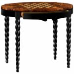 jonathan charles twist accent tables tro walnut crotch wood bla game table with black twisted legs sauder furniture large antique dining room kitchen corner cabinet drawer 150x150