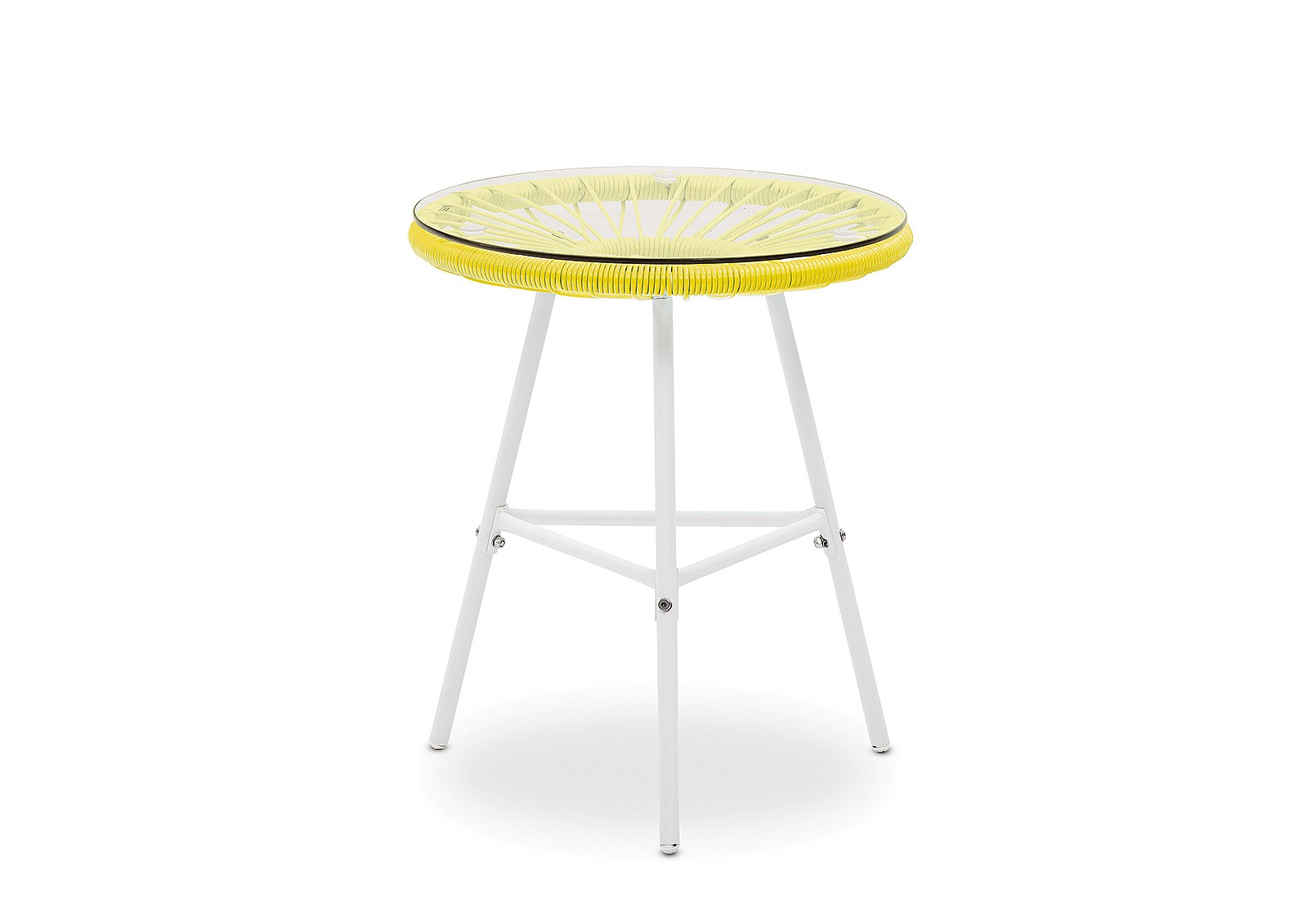joy outdoor side table with white frame amart furniture yellow wrought iron wine rack round dining leaf farmhouse seats small end tables target battery powered led floor lamp
