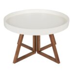 kate and laurel avery inch round coffee table glass top accent free shipping today kitchen chairs vanity chair target wall clock chest cabinet saddle drum stool diy narrow console 150x150