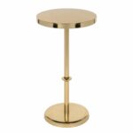 kate and laurel herren round metal pedestal accent table free shipping today zinc tall hairpin legs oblong cover nest tables lamp pottery barn shaker end edison bulb target 150x150