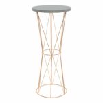 kate and laurel mendel round metal accent table iron gold side coffee decorative accents traditional dining room furniture west elm concrete look rustic nested deck christmas tree 150x150