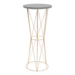 kate and laurel mendel round metal accent table wood coca cola floor lamp ceramic lamps for living room outdoor chair with side counter height kitchen set pier one furniture 150x150