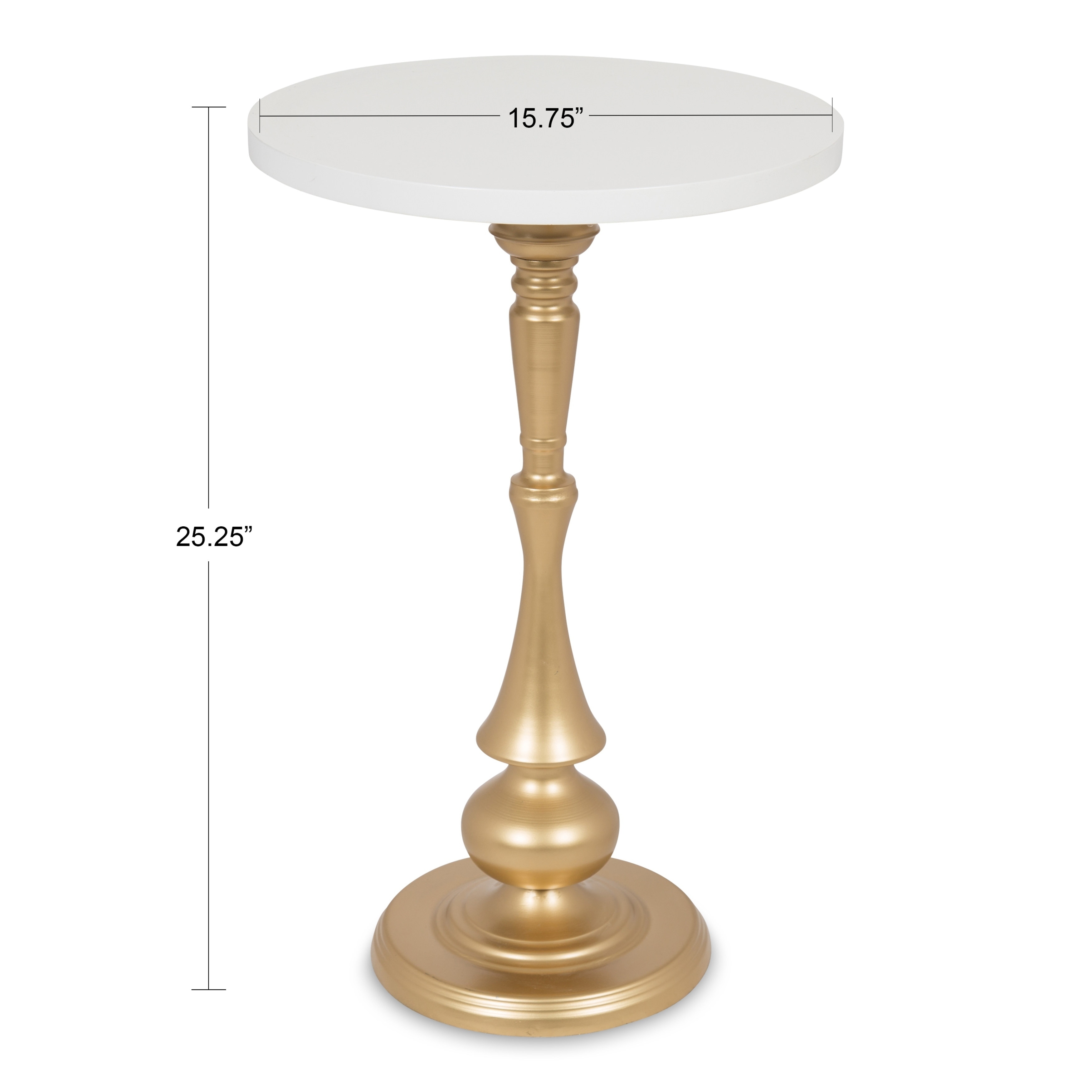 kate and laurel regina round metal wood pedestal accent table free shipping today zinc side inches high behind sofa bar mirror effect bedside tables pottery barn legs hairpin
