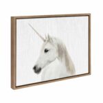 kate and laurel sylvie unicorn framed canvas simon tai gold accent table free shipping today hardwood threshold stump college dorm room decor nautical hanging lamps balcony chairs 150x150
