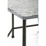 kendan galvanized black and grey accent tables set metal table free shipping today target dresser drawers antique pedestal side modern legs corner nightstand tablecloth couch 150x150