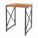 kenroy home plank light natural oil rubbed bronze metal frame accent tables table homebase garden chairs pottery barn legs drum seat height small deck furniture covers hand 150x150