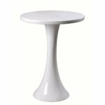 kenroy home snowbird tall accent table gloss white free shipping today small black metal round end tablecloth outdoor lounge setting bunnings baroque counter height marble copper 150x150