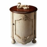 kenwood accent table vanilla with cherry wood top anja attic zinc trestle dark dining high nightstand large round wall clock outdoor patio covers storage bench foyer chest pottery 150x150