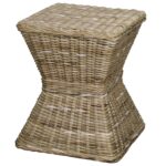 keoni square rattan accent stool table free wicker storage patio shipping today blue bedside lamps teal side round tablecloth grey target end tables coffee shades light coupon 150x150