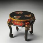 kerala hand painted elephant accent table trending furniture and red round end vintage ese lamps rattan safavieh glass coffee laminate primer circle metal lucite small kidney 150x150