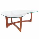 kidney shaped table home interior design trends accent mid century modern walnut and glass coffee tables for west elm floor mirror average side height small couches rooms bunnings 150x150