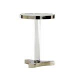 kinnard accent table acrylic stainless lexington semi circle side chrome door threshold steel legs room essentials lamp wedding covers wood and metal nesting tables gold plastic 150x150