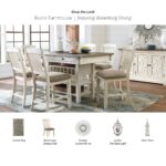 kitchen dining room furniture ashley home table accent pieces rustic farmhouse bolanburg gold tablecloth cool lamps reclaimed inch wide sofa patio sectional clearance entry 150x150