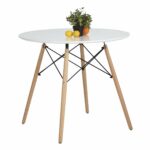 kitchen dining table white round beech wood legs foot pad screw dol accent with stock ture trestle bench seat west elm desk chair slim end bathroom slippers gold floor lamp thin 150x150