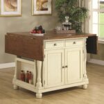 kitchen island cart drop leaf built dining table golden dome wood carts traditional mustard yellow accent wall white set engineered hardwood floor marble glass top coffee lighting 150x150