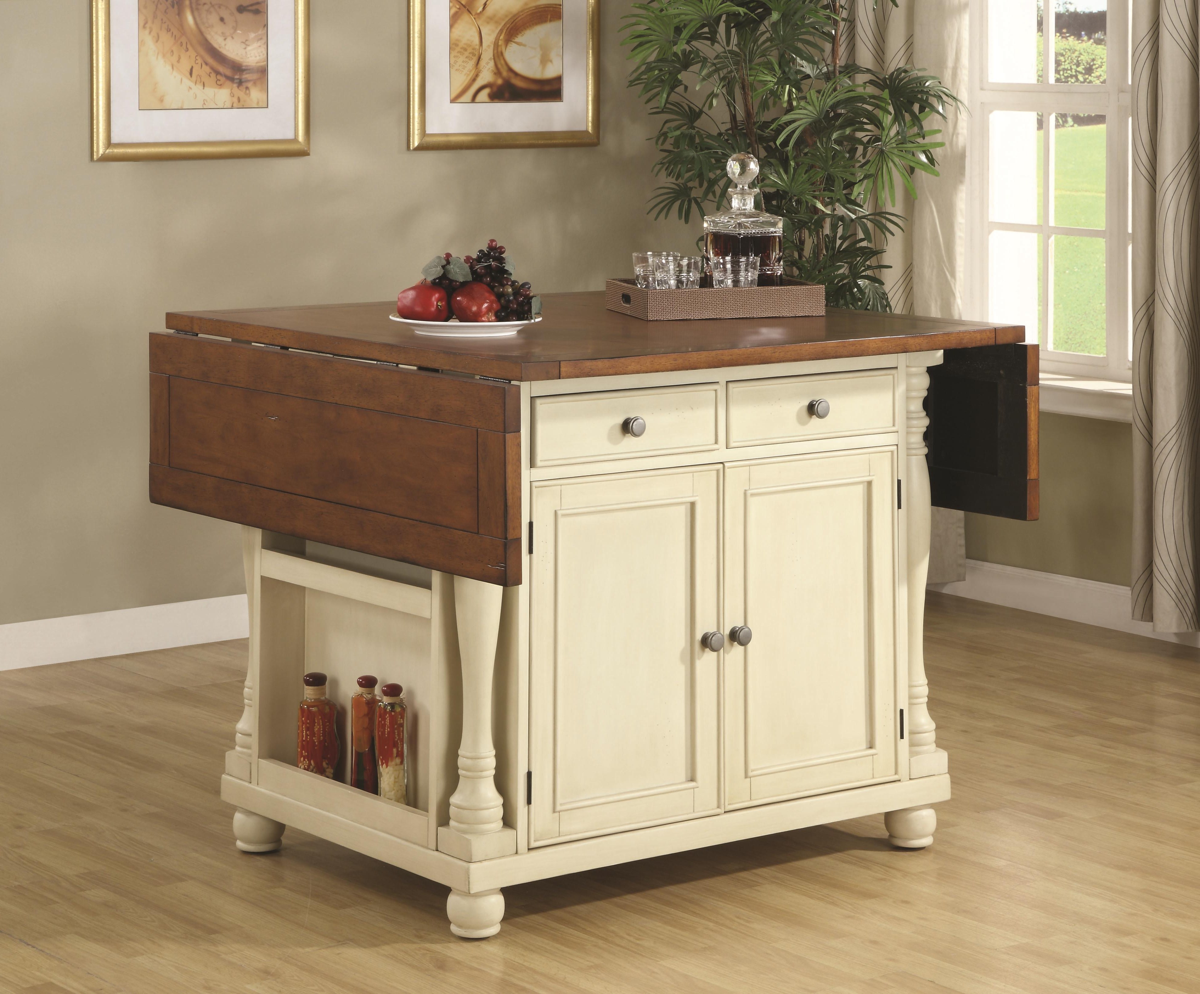 kitchen island cart drop leaf built dining table golden dome wood carts traditional mustard yellow accent wall white set engineered hardwood floor marble glass top coffee lighting