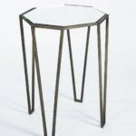 knox and harrison pointed leg occasional accent table antique bronze with mirrored top kitchen dining bedside ikea lobby furniture pads room linen runner pipe coffee very small 150x150