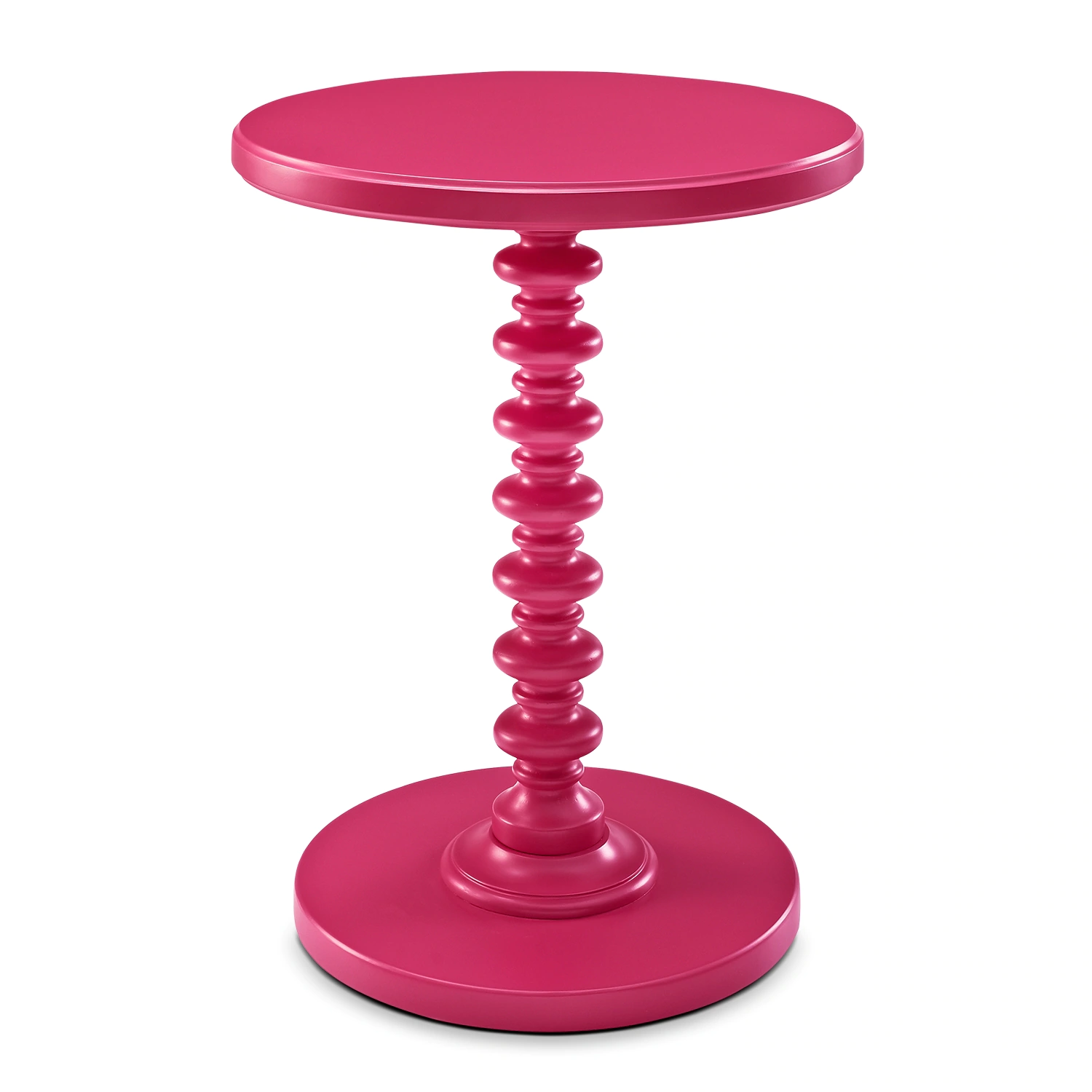 kobi accent table pink american signature furniture metal click change blue lamp shade meyda lighting monarch hall console cappuccino black cube side giant wall clock gloss coffee