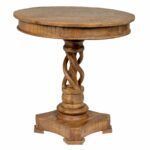 kosas home bella round table hand avalon accent distressed natural finish kitchen dining side cover beach decor coffee leg ideas hall console with drawers asian porcelain lamps 150x150