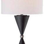 kovacs antique nickel charcoal light height accent table lamp from the portables collection lightingshowplace square marble side round nightstand small half moon hall cool home 150x150