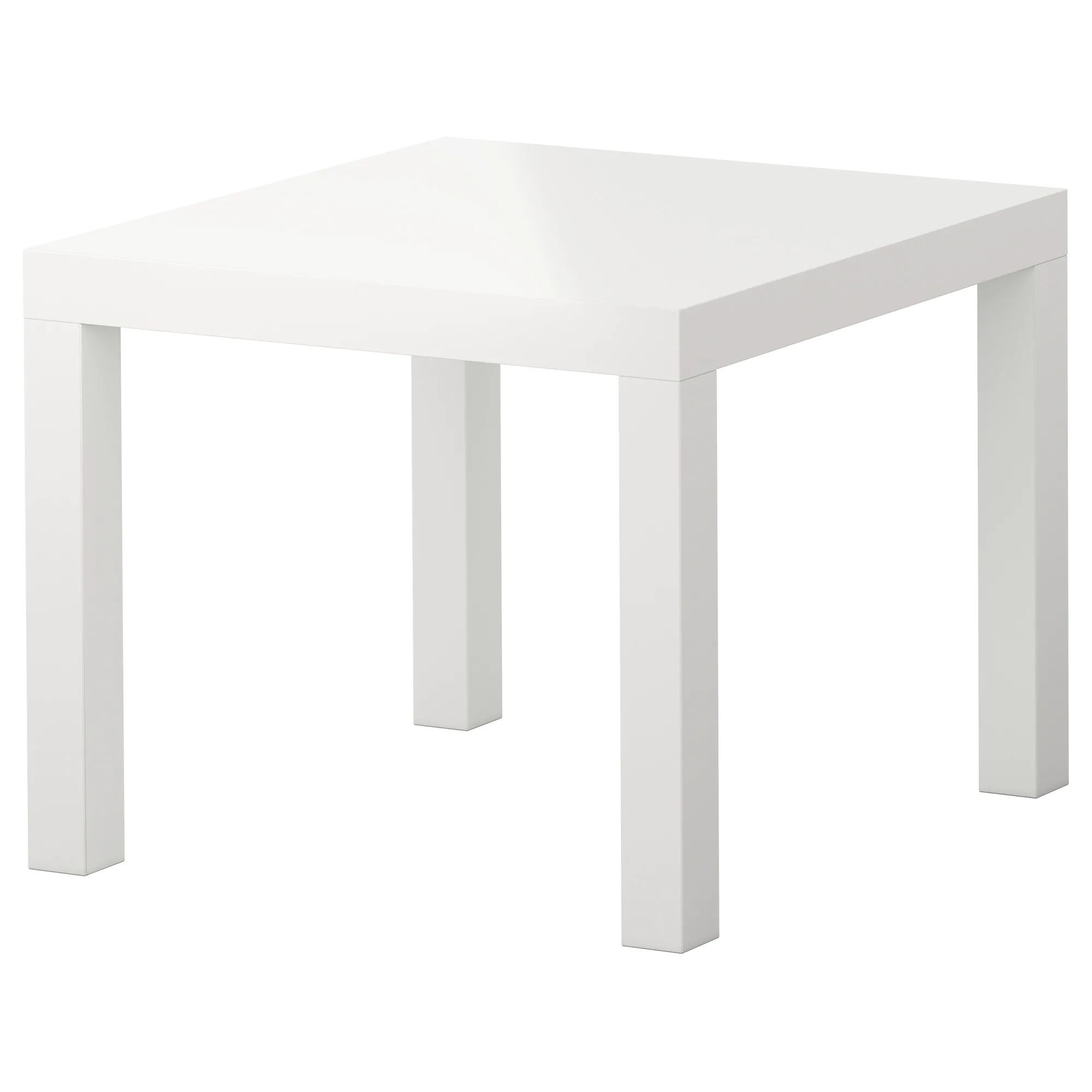 lack side table high gloss white ikea outdoor accent the surfaces reflect light and give vibrant look extendable safavieh end yellow umbrella floor lamps parquet coffee tablecloth