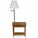 lamp table with magazine rack lamps end built traditional living room light wood tables accent full size home goods dressers small white entry ceiling curtain rod very garden 150x150