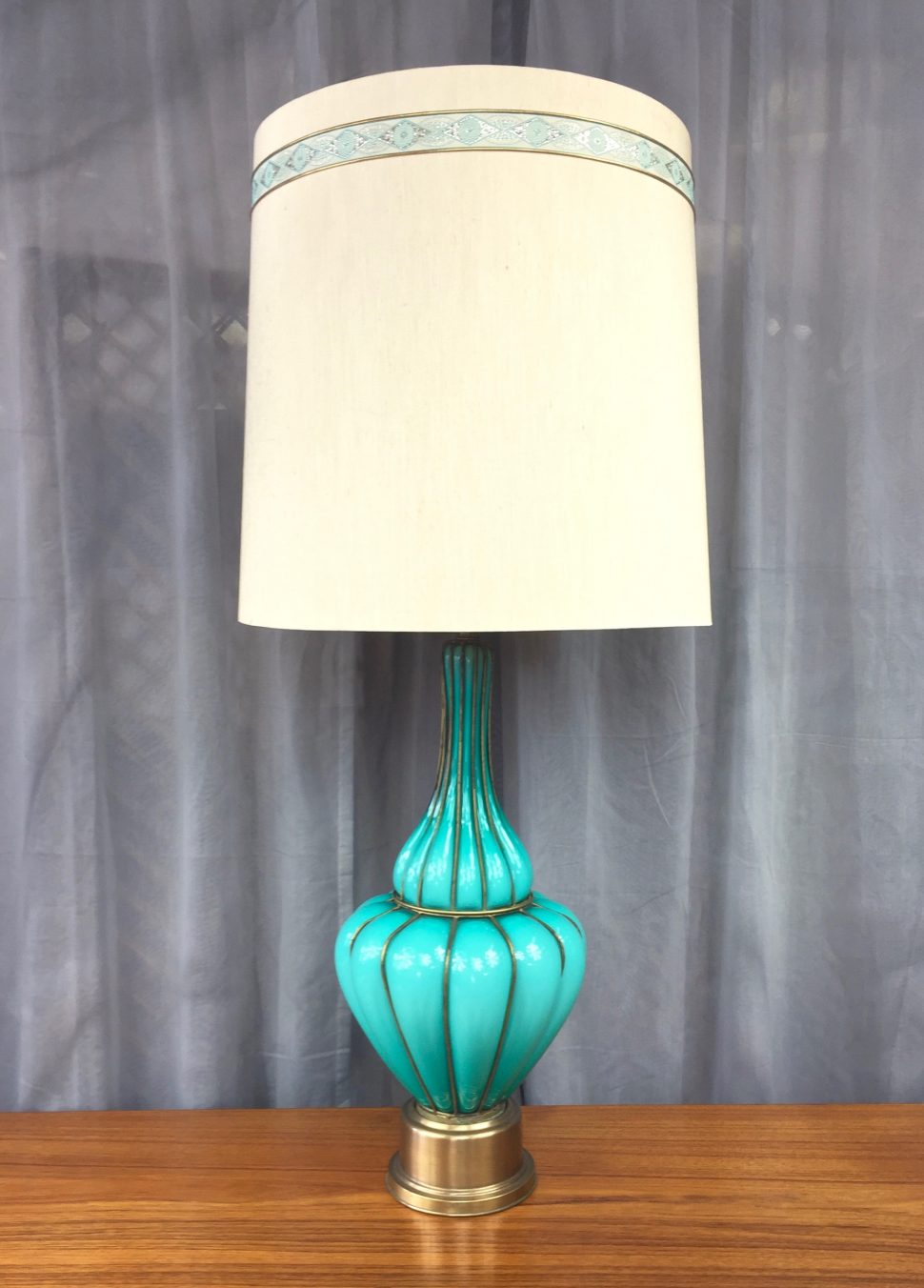 lamp turquoise colored murano glass table marbro lamps monumental and brass find bronze french gold cream tables accent torchiere floor bedside lights unique large high wood