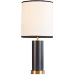 lamps astounding cylinder table small stylish black and gold lamp with long drum shade white accent contemporary end tables wall furniture ashley drawers hallway console cabinet 150x150
