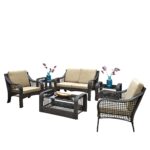 lanai breeze love seat two accent chairs end tables and coffee table between home styles free shipping today top furniture round patio covers inch lamp distressed dining room cool 150x150