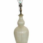 large handblown murano glass table lamp barovier style for img decorative accent lamps elegant semi clear very much the console behind couch small metal patio end kitchen tables 150x150