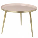 large round accent table the perfect real brass end broste copenhagen scandinavian coffee and cream pink metal glass tables high nightstands nesting black oak furniture homesense 150x150