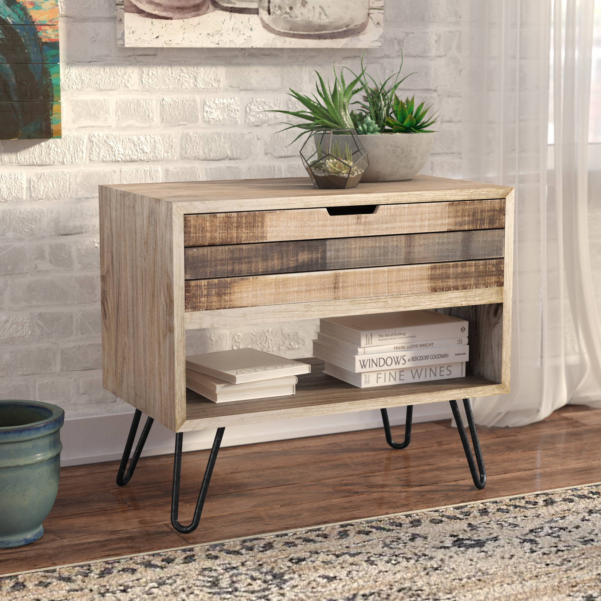 laurel foundry modern farmhouse maddock end table reviews twisted mango wood accent parsons coffee nesting nightstand outdoor inexpensive nightstands battery lamps corner cabinet