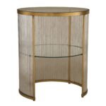 laurin side table niermann weeks gold accent with glass top bedside cabinets porch reclaimed wood end canvas umbrella tablecloth for dining gray recliner modern furniture houston 150x150