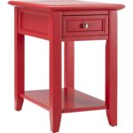 leda red accent table tables colors wood roll over zoom small glass cocktail acrylic drink coffee tray ikea metal legs bar stool drop leaf dining set unique nightstands desk 150x150