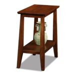 leick delton narrow chairside end table the mine bronze accent tall thin decorative metal legs outdoor patio sets living room furniture for small spaces clearance modern cabinet 150x150