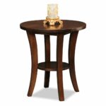 leick home boa round side table master corner accent loading dining linens skinny wine rack drop leaf set wood and glass coffee large patio furniture ottawa goods chairs mirrored 150x150