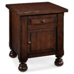 lewiston wood storage end table tables iron accent eryn small with quilted tablecloth patterns drum style waterford crystal lamps country furniture magnussen bedroom white and 150x150