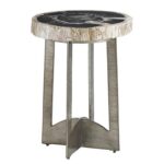 lexington laurel canyon cross creek petrified wood table products color accent canyoncross percussion stool hall chests and consoles side ideas for living room counter height sets 150x150