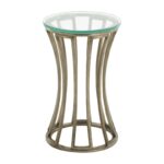 lexington tower place contemporary stratford round glass accent products home brands color threshold gold table placestratford clearance dressers battery powered indoor lamps 150x150