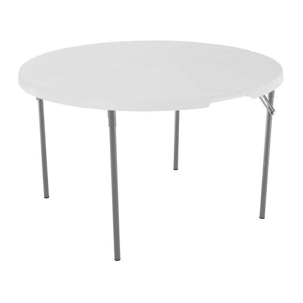 lifetime white granite round fold half table the folding tables chairs outdoor side canadian tire cool lamps grey gloss nest metal circle black mirror end harveys bedroom